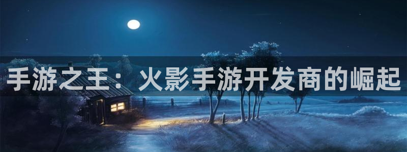 恩佐娱乐官方注册:手游之王:火影手游开发商的崛起